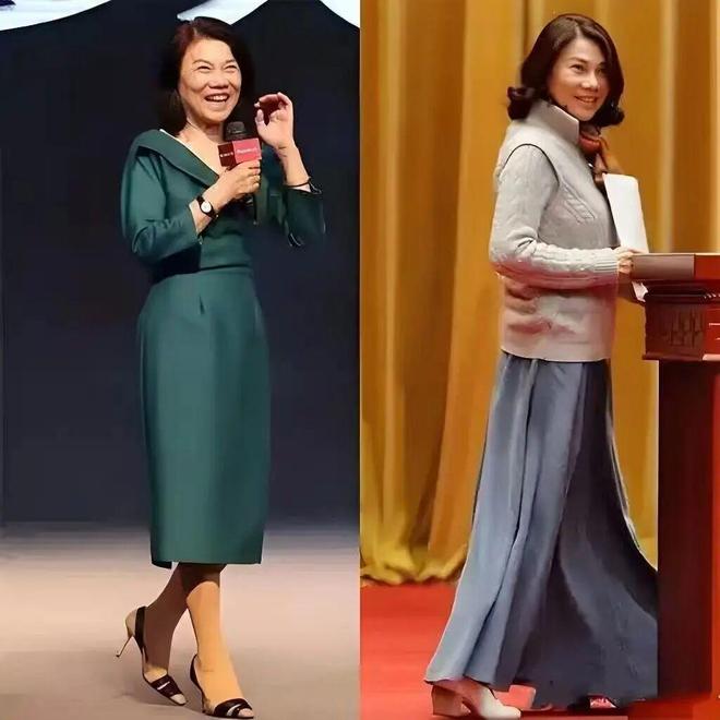 功女性穿衣从不拖沓鞋子带跟显气场ky开元棋牌看他们穿搭才明白：成(图4)